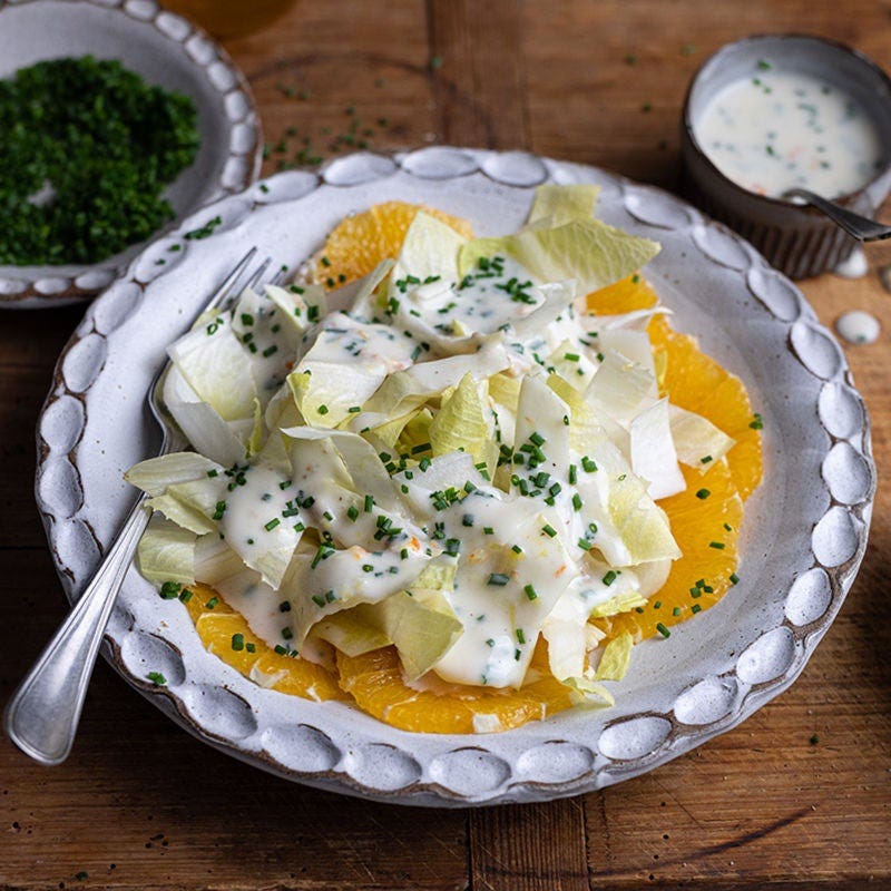 Chicoréesalat mit Orangen