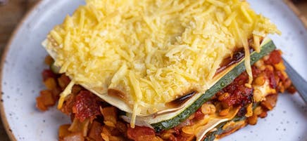 Linsen-Zucchini-Lasagne
