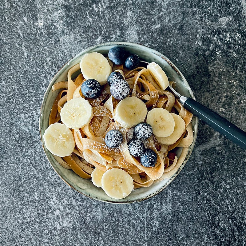 ViktVäktrana - Spaghetti pancakes