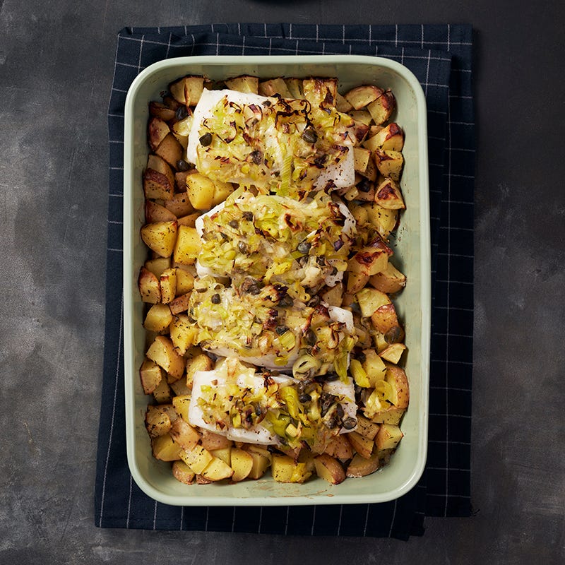 ViktVäktarna - Torsk med potatis, purjo och kapris