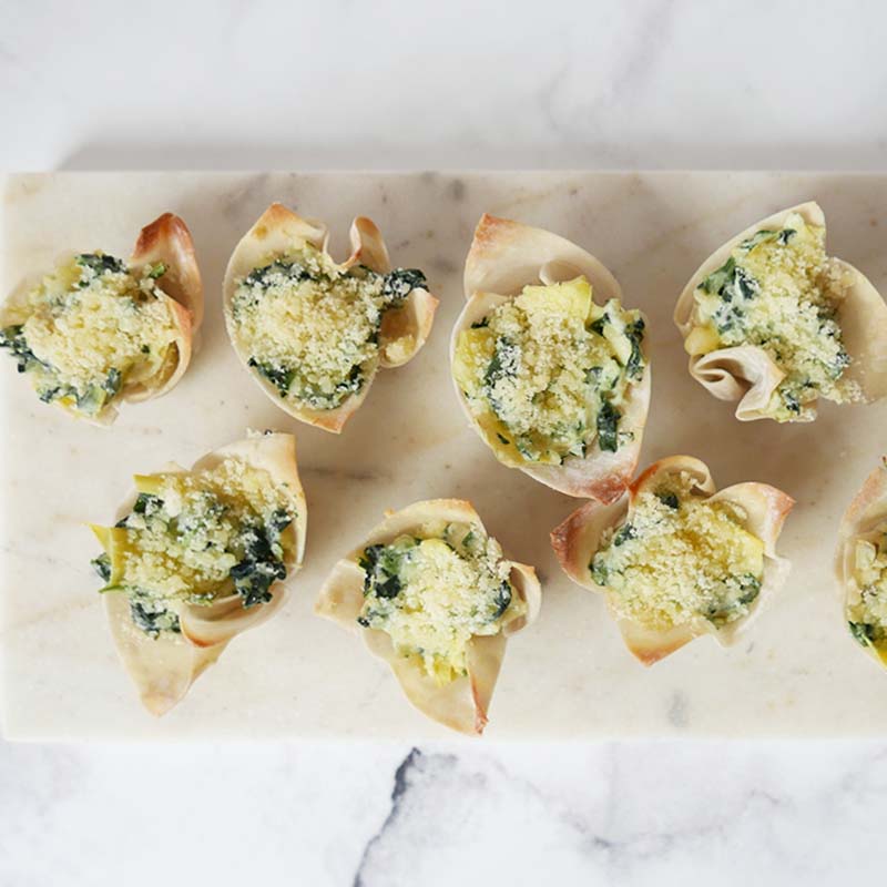 Photo of Crispy Spinach-Artichoke Wontons by Makayla Brasfield by WW