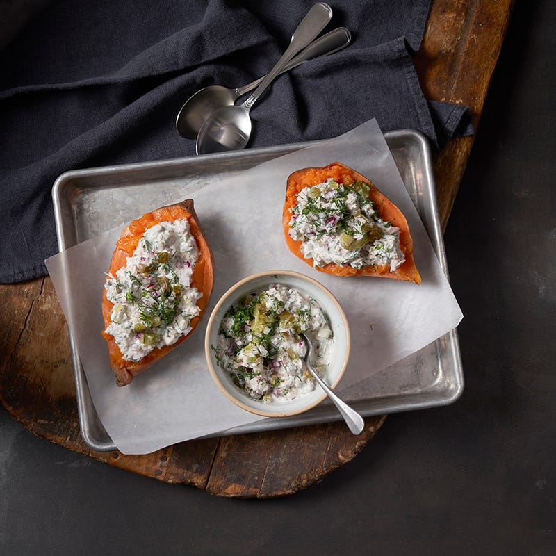 ViktVäktarna - Bakad sötpotatis med het tonfisksröra