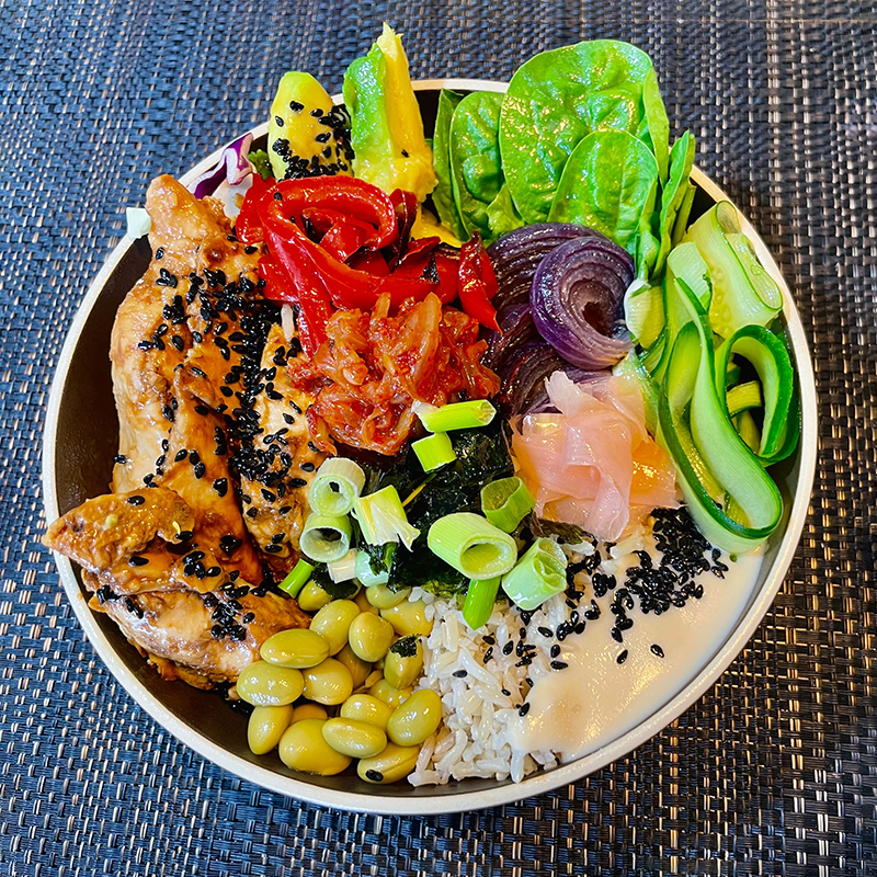 Photo of Shellie's chicken poke bowl by WW