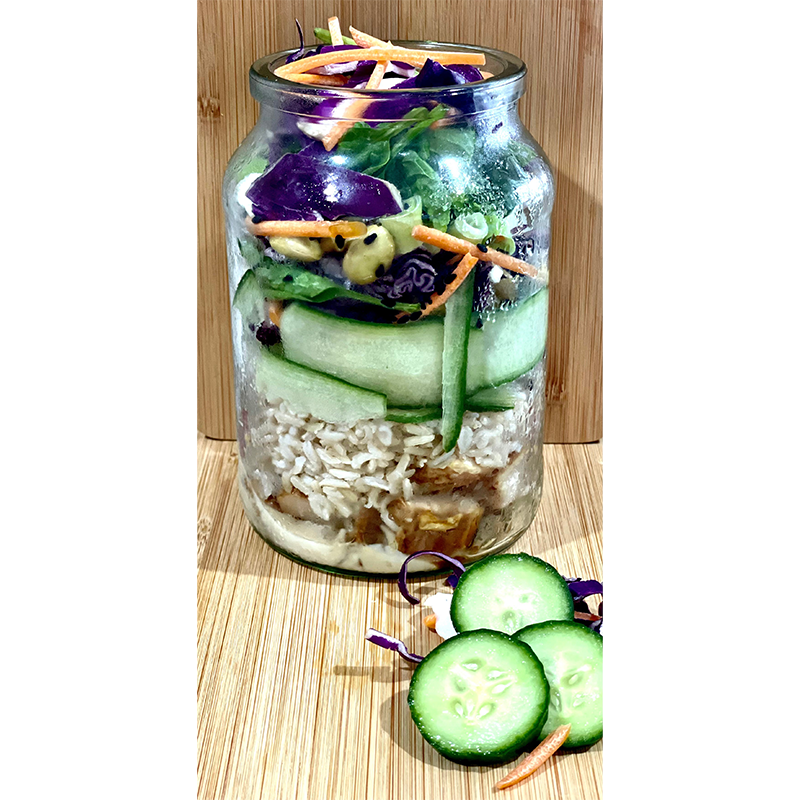Photo of Shellie's salad jars by WW
