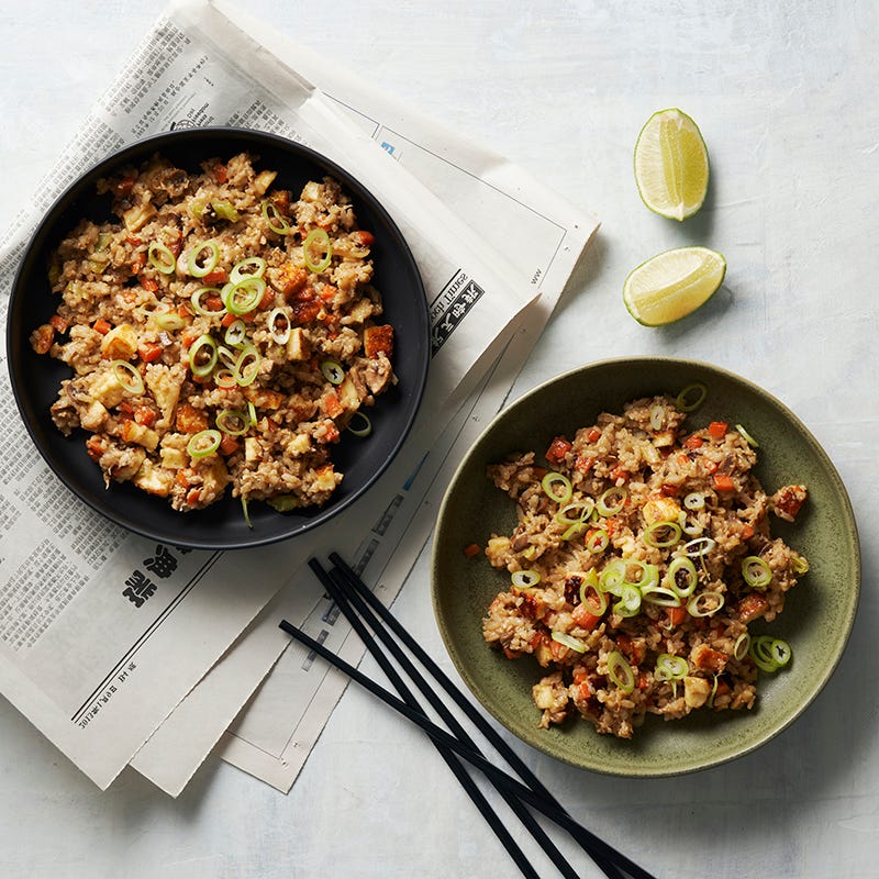 ViktVäktarna - Fried rice med svamp och halloumi