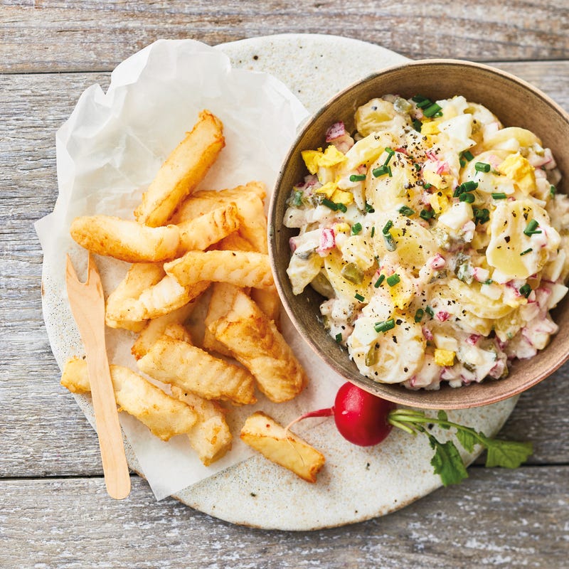Foto van Kabeljauwfilet met radijs-aardappelsalade door WW