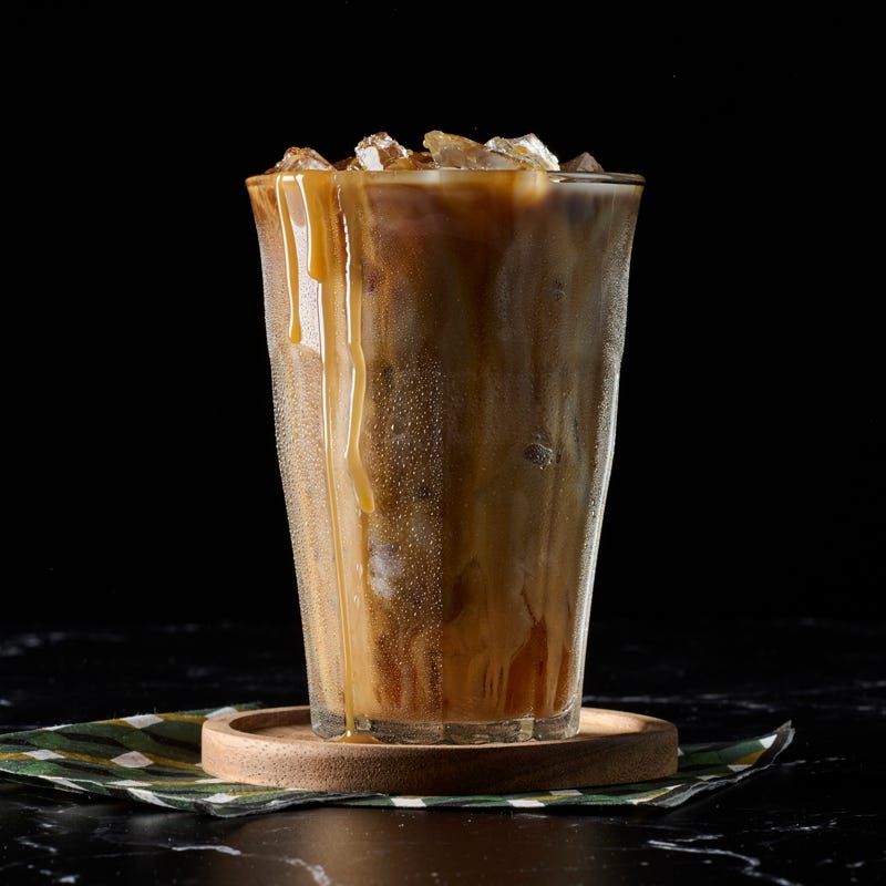 Iced Macchiato with Caramel