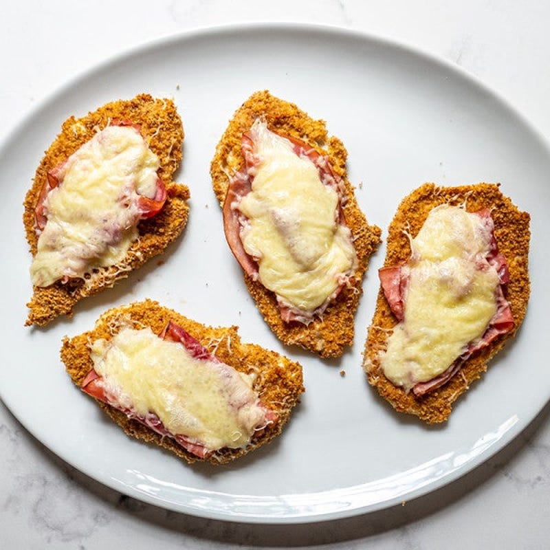 Photo of Open-faced chicken cordon bleu by WW