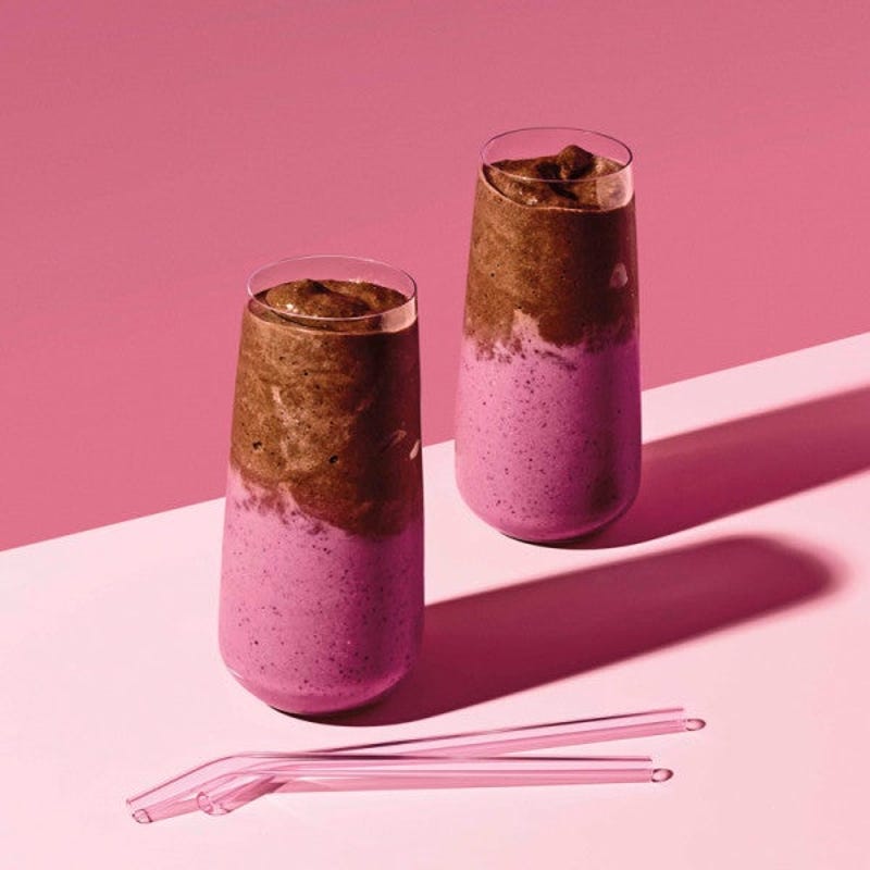 Photo of Chocolate almond & cherry smoothie by WW