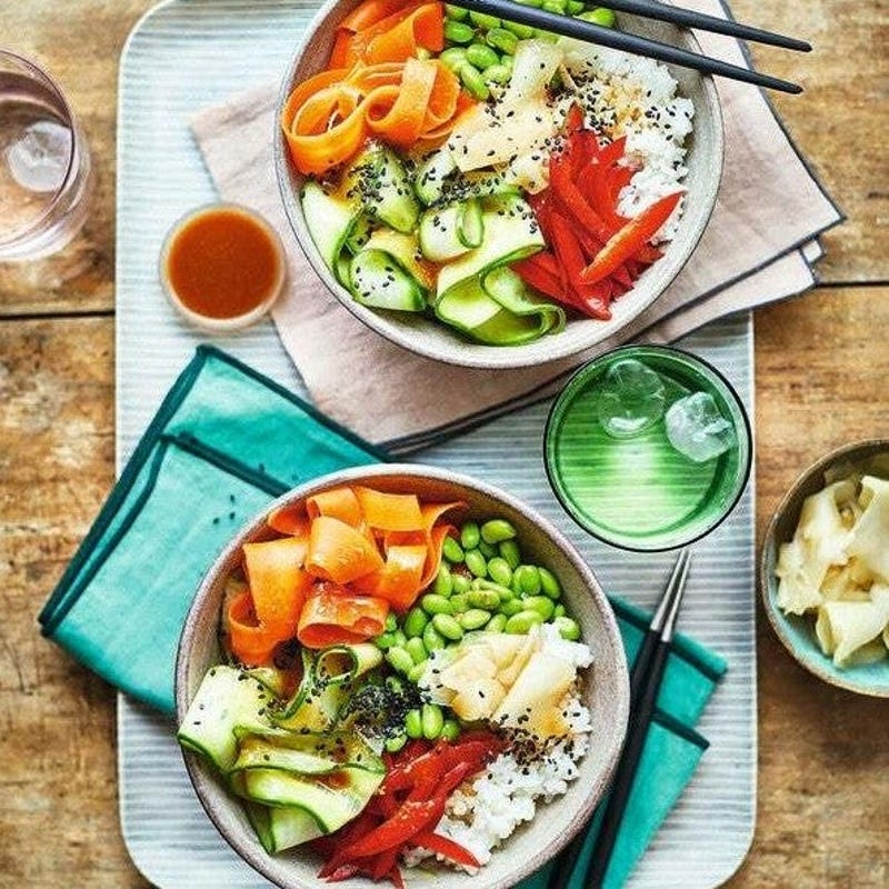 Photo de Poke bowl végétarien prise par WW