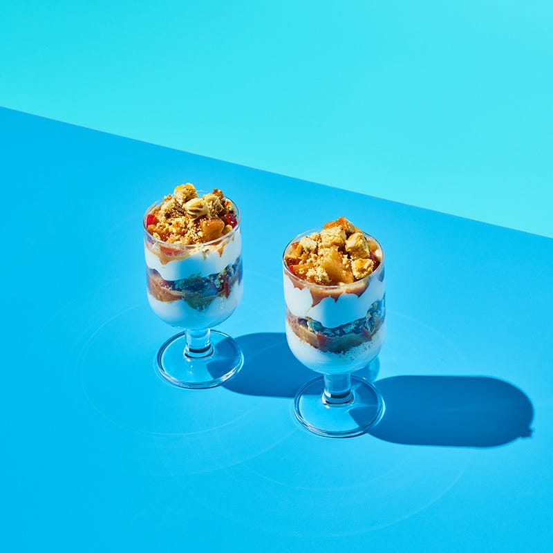 Photo of Warm apple-cinnamon coffee cake parfait by WW