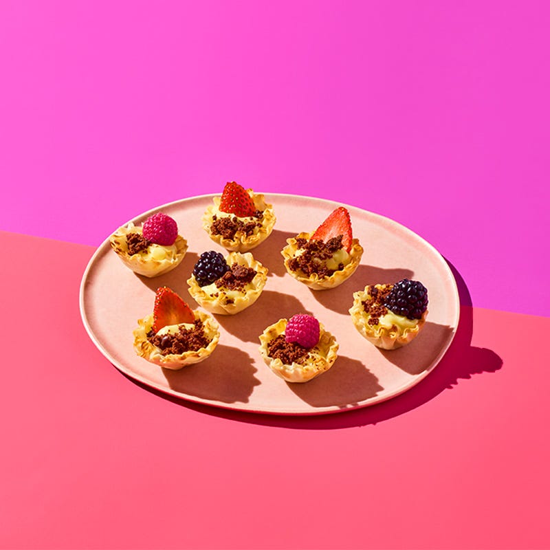 Photo of Mini brownie-pudding tarts by WW