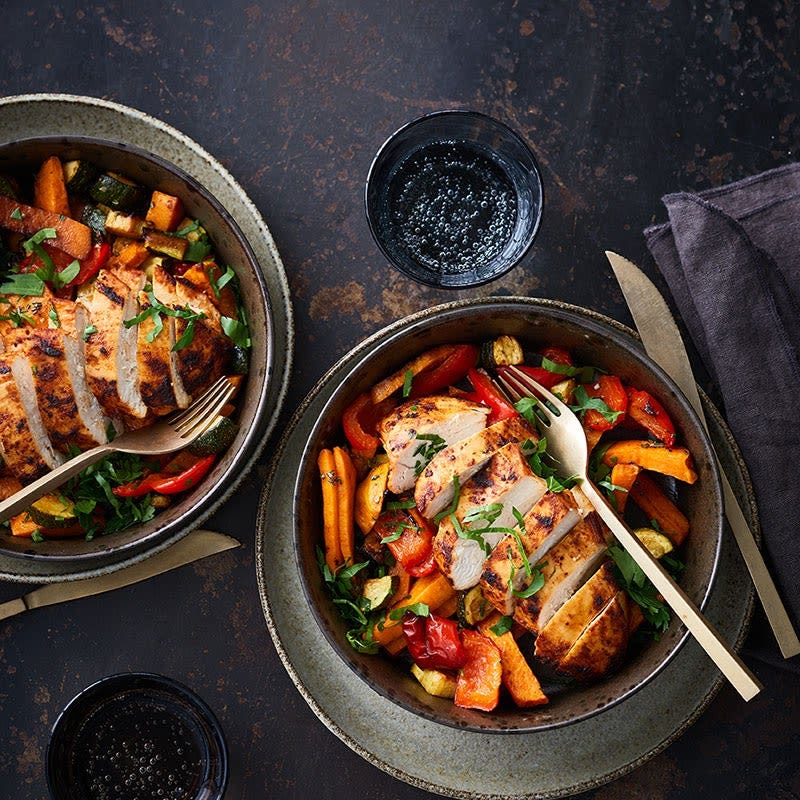 Knuspriges Hähnchen aus dem Ofen