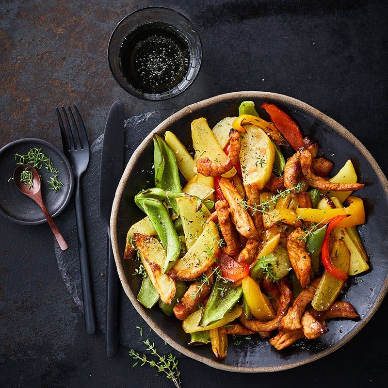 Schnitzel-Westernblech