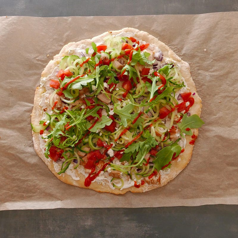 Photo of Garlic Chicken Tzatziki Flatbread by Sheila Williams by WW