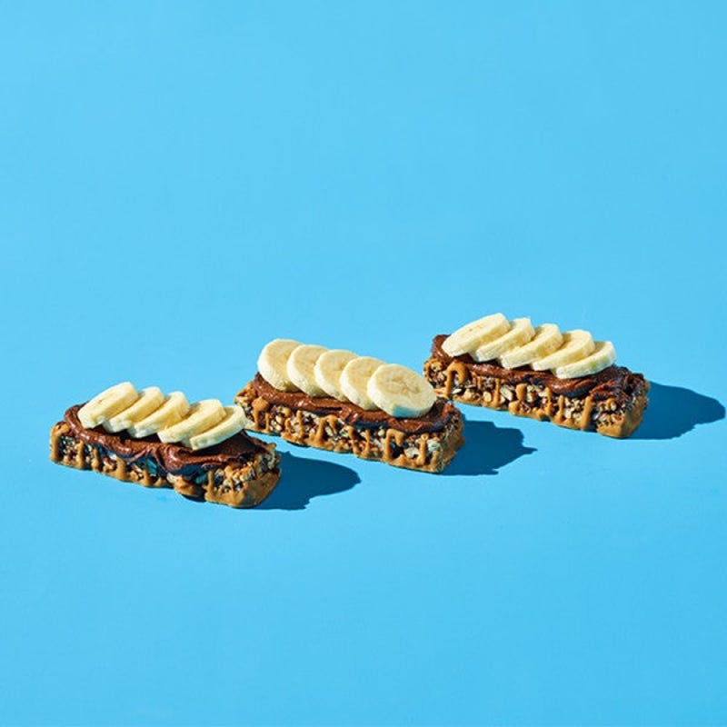 Photo de Barre au double beurre d’arachides au chocolat et aux bananes par WW