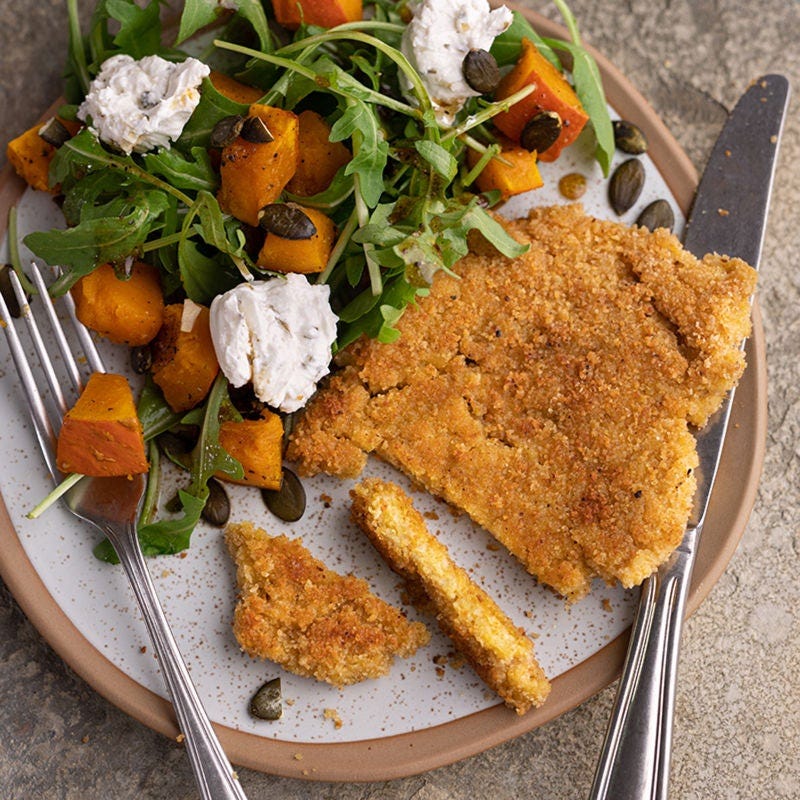 Haferflockenschnitzel