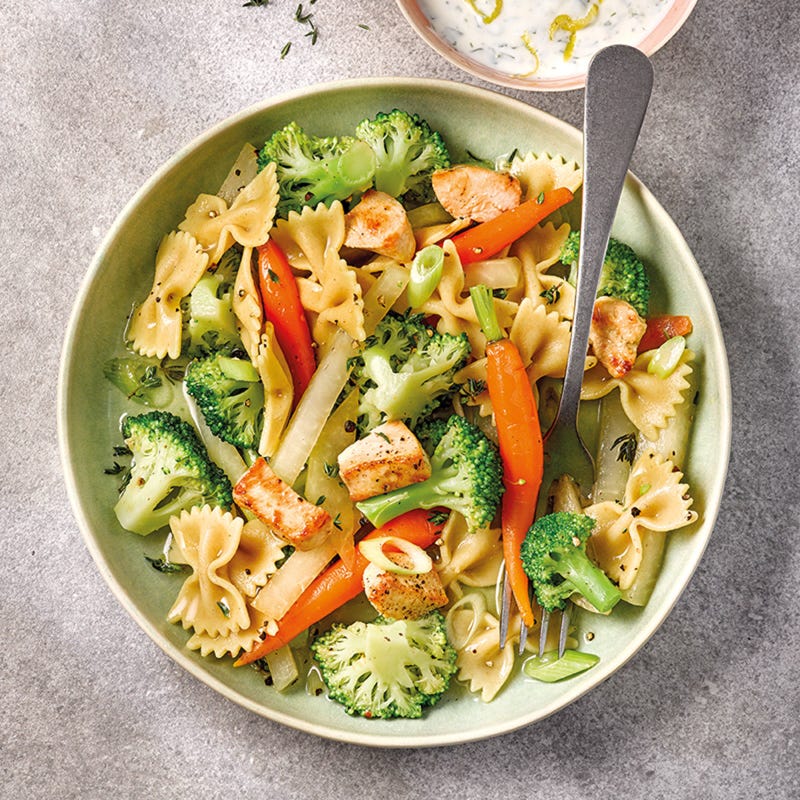 Photo de Cassolette de pâtes aux légumes printaniers prise par WW