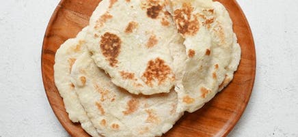 Pains pita à la pâte à deux ingrédients