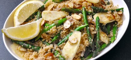 Sauté de légumes printaniers et couscous