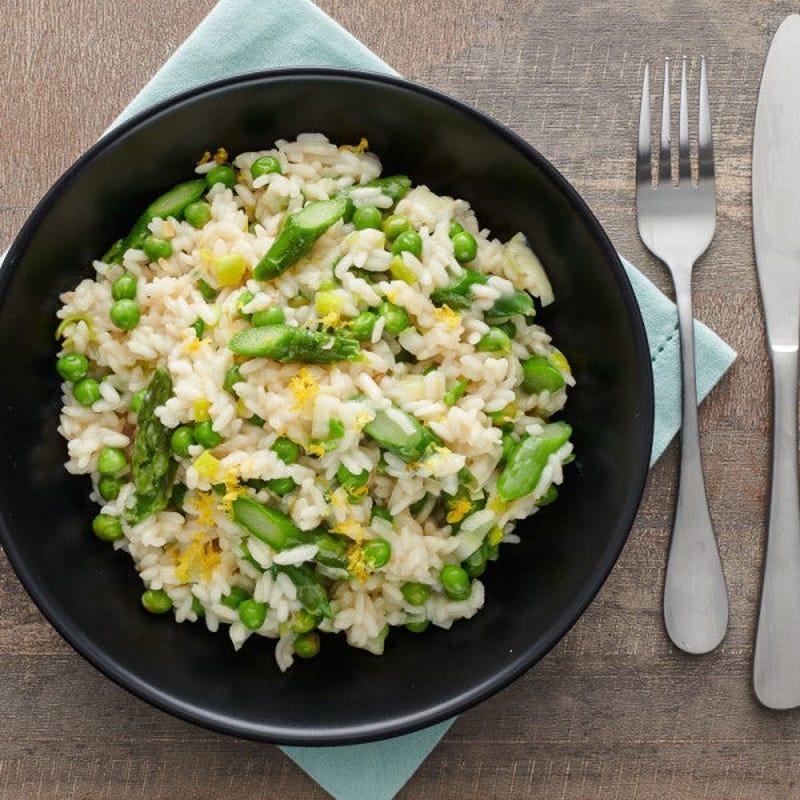 Bright Risotto Lemon risotto with spring vegetables | Healthy Recipes | WW Canada