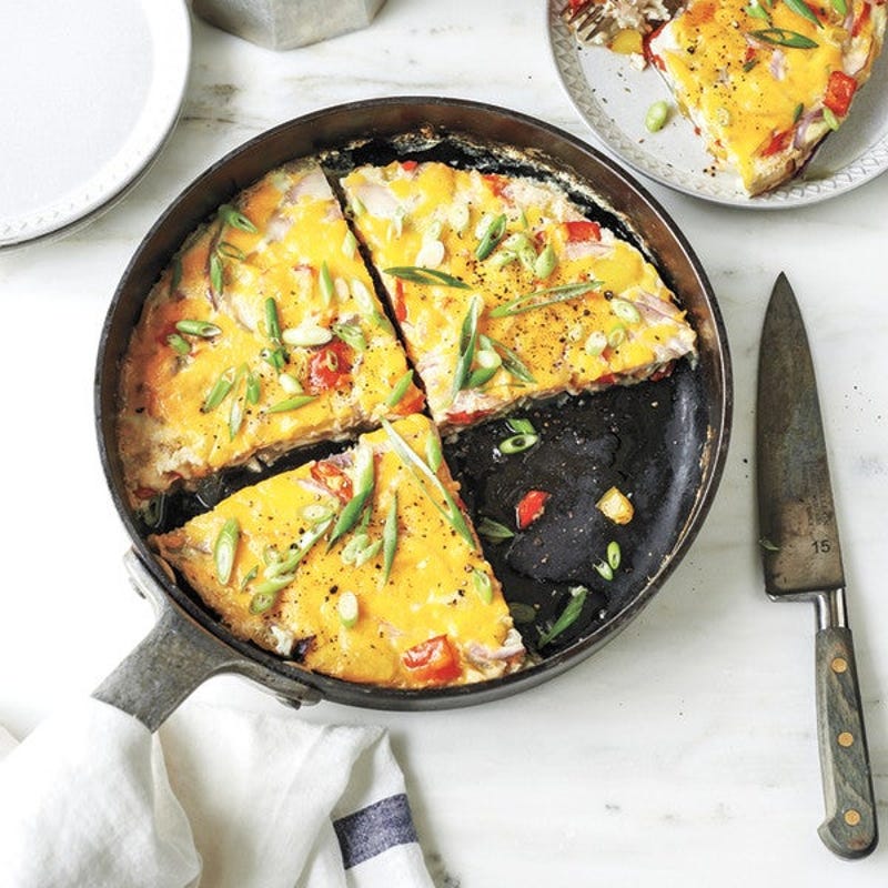 Photo de Frittata au blanc d’œuf, au cheddar et aux légumes par WW