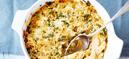 Pâtes et panais au fromage