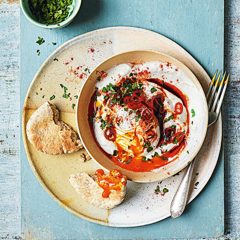 ViktVäktarna - Turkiska ägg med chiliolja (çilbir)