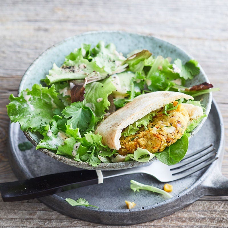 Vegetarische Halloumi-Pita