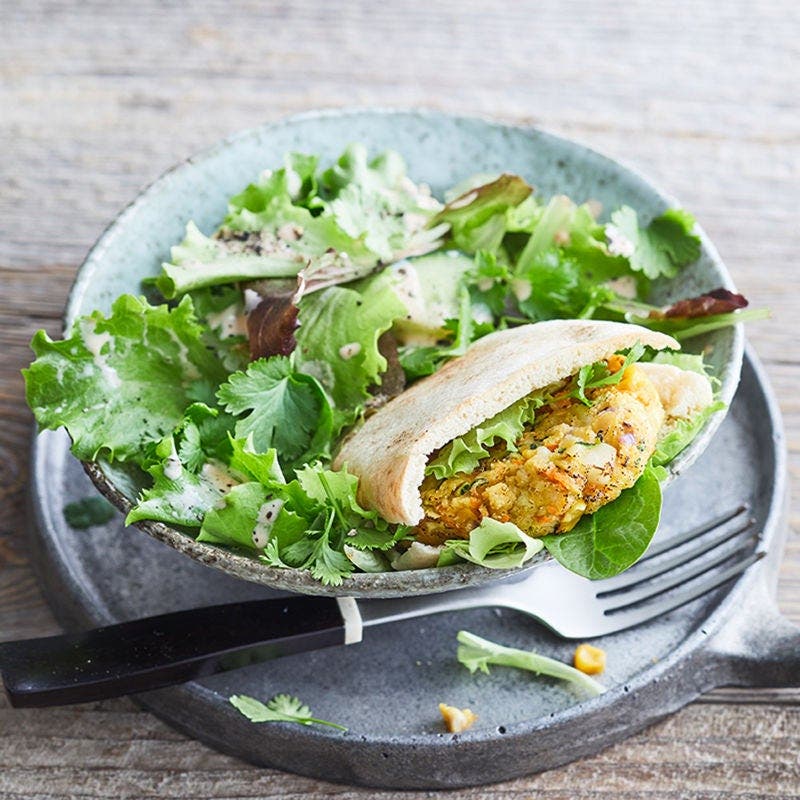 Vegetarische Halloumi-Pita