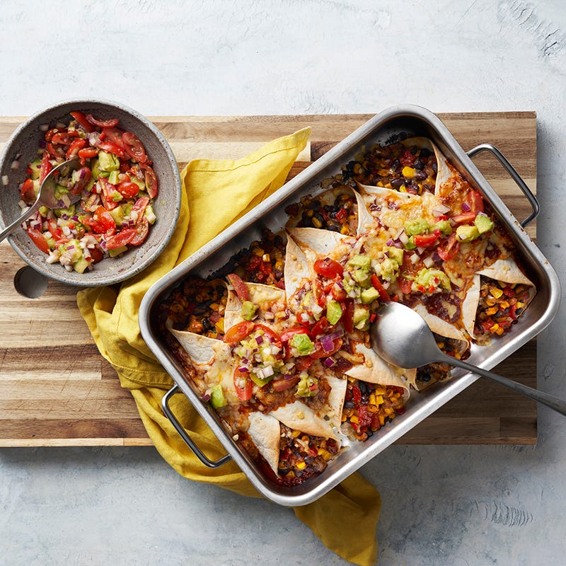 ViktVäktarna - Enchiladas med bönor och grillad paprika