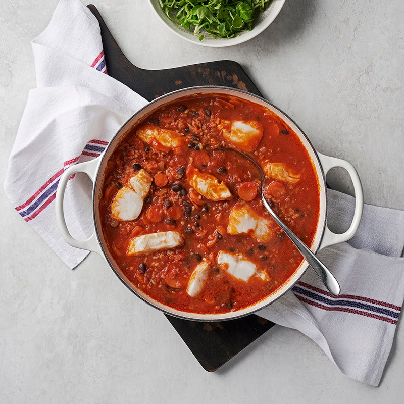 ViktVäktarna - One-pot-torsk i tomatsås