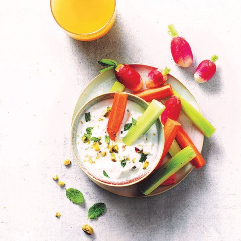 Dip de chèvre aux pistaches