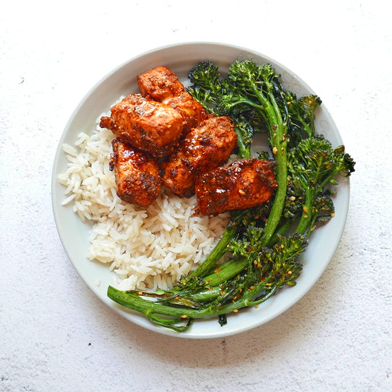 Photo of Hot Honey Salmon Bites by Sheila Williams by WW