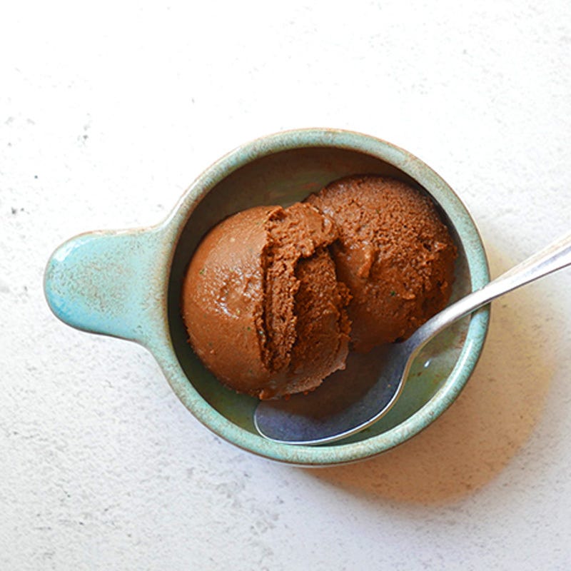 Photo of Chocolate-zucchini "nice" cream by WW