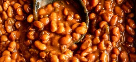 Maple baked beans