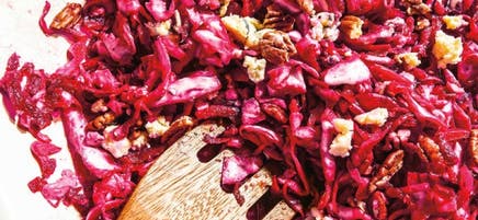 Pink & blue slaw