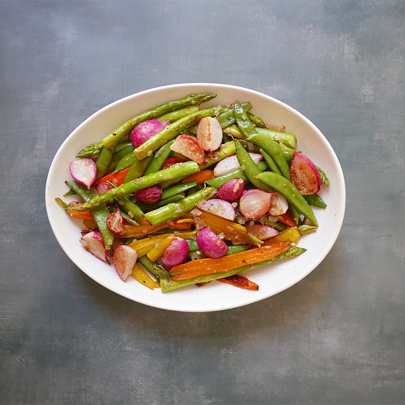 Photo of Roasted spring vegetable medley by WW
