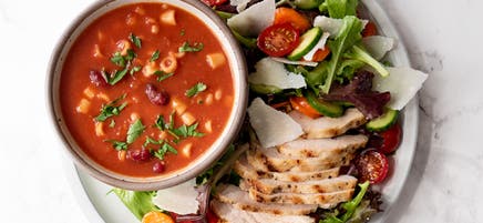 Italian soup & salad combo