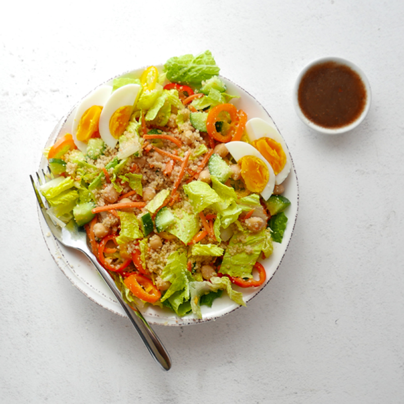 Photo of Packed vegetarian salad bowl by WW