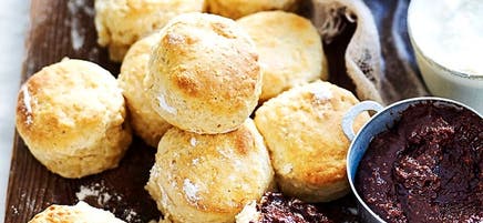 Whole wheat buttermilk scones