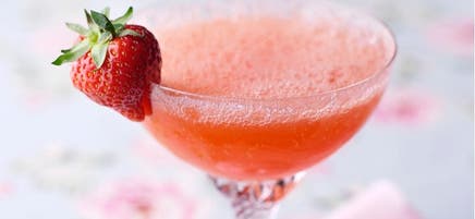 Strawberry bellini