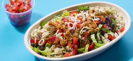 Chipotle veggie rice bowl