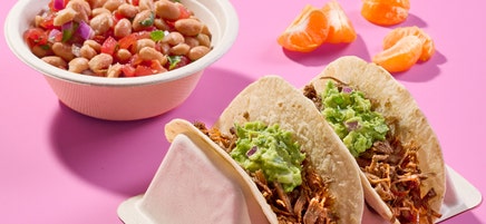 Barbacoa & beans kid’s meal at Chipotle