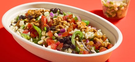 Chipotle vegan burrito bowl