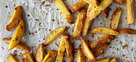 Crispy oven fries