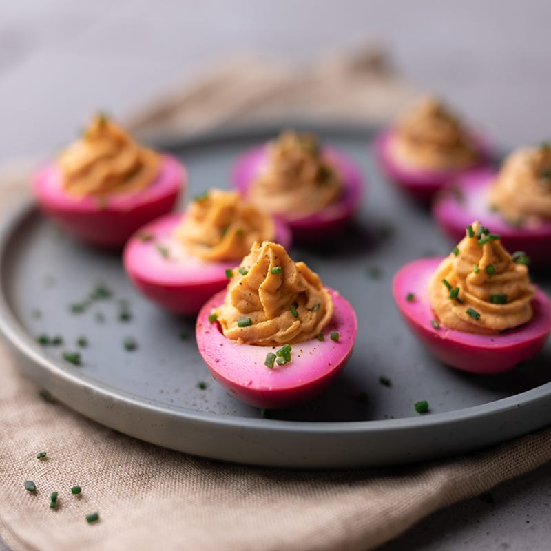 Gefüllte Rote-Bete-Eier