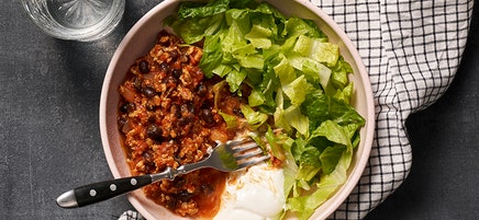 ViktVäktarna - Chili con carne med kycklingfärs