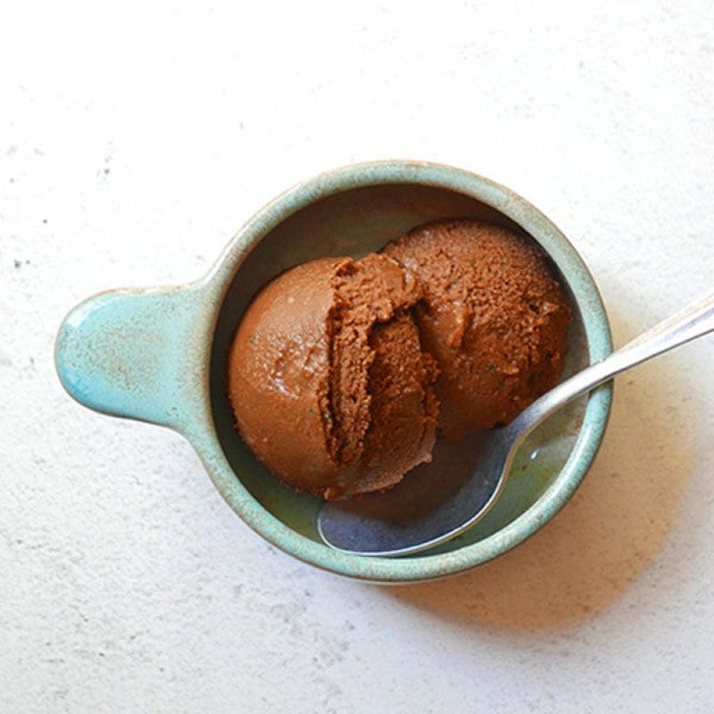 Photo de Crème glacée de courgettes au chocolat par WW