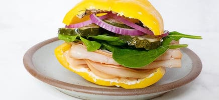 Sandwich de dinde aux poivrons par Karim Saad